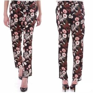 MAISON SCOTCH Miami Deco Trousers Floral Patterned Chino Pants Women's Size 2